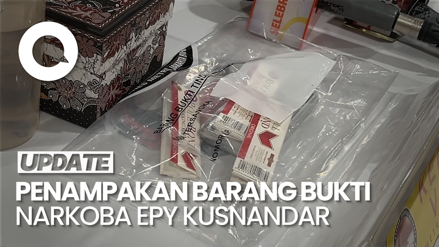Sederet Barang Bukti yang Disita Polisi di Kasus Narkoba Epy Kusnandar 