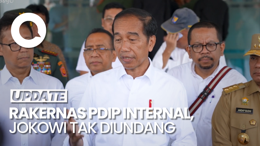 Tak Ada Undangan Rakernas PDIP untuk Jokowi karena Internal