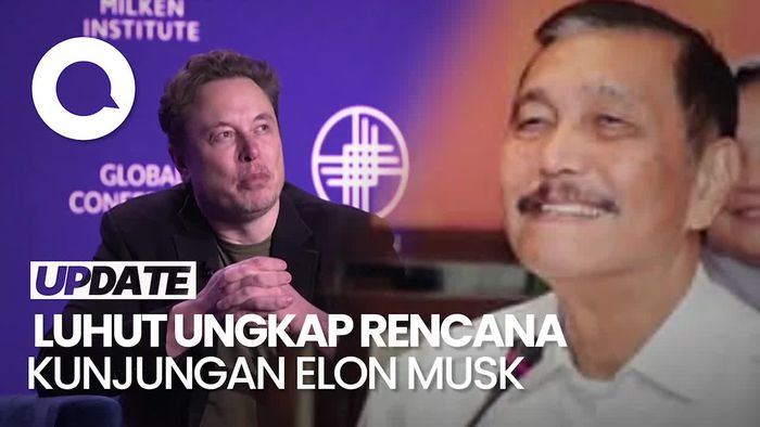 Luhut: Elon Musk ke Bali Hari Minggu, Mudah-mudahan Tak Ada Perubahan