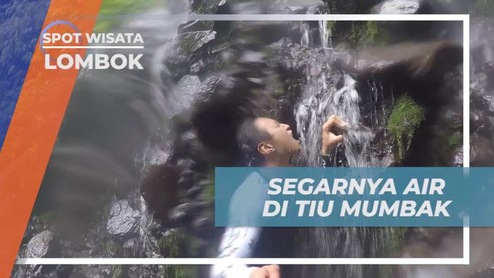 Seru-seruan Berenang di Air Terjun Tiu Mumbak Lombok