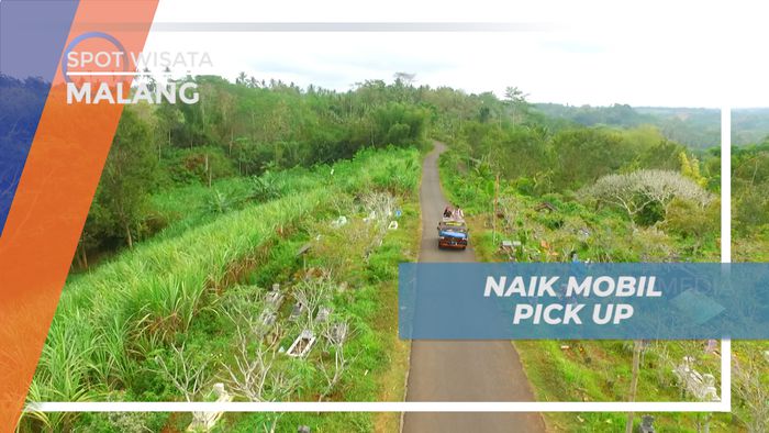 Menikmati Perjalanan Naik Mobil Pick Up Menuju Coban Kedung, Malang