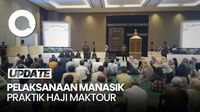 Suasana Manasik Praktik Calon Jemaah Haji Maktour di Hotel Sultan