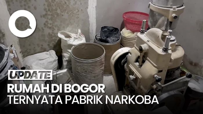 Momen Penggerebekan Rumah di Citeureup Bogor yang Jadi Pabrik Narkoba