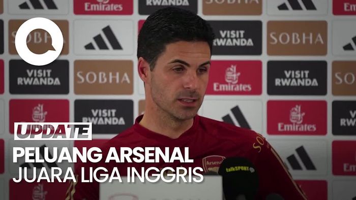 Arteta Optimistis Peluang Arsenal Juara Liga Inggris Masih Terbuka Lebar