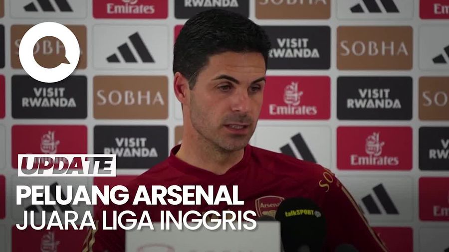 Arteta Optimistis Peluang Arsenal Juara Liga Inggris Masih Terbuka Lebar