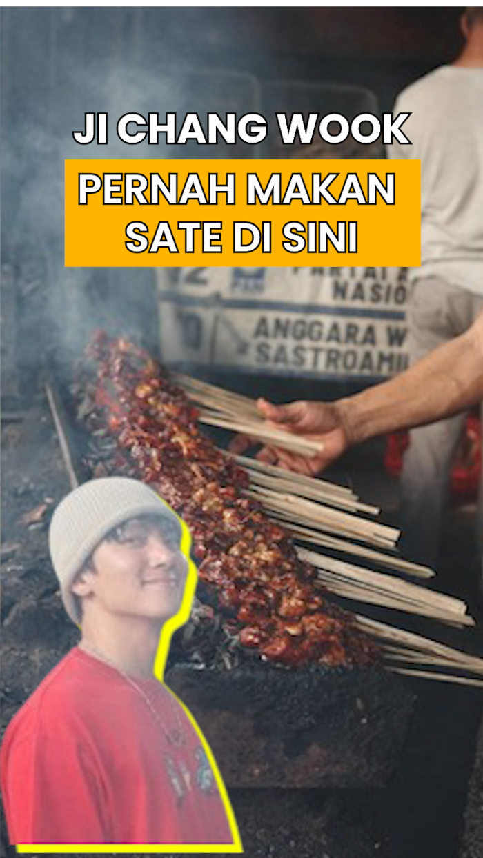 Cobain Sate yang Dimakan Ji Chang Wook di Jakarta