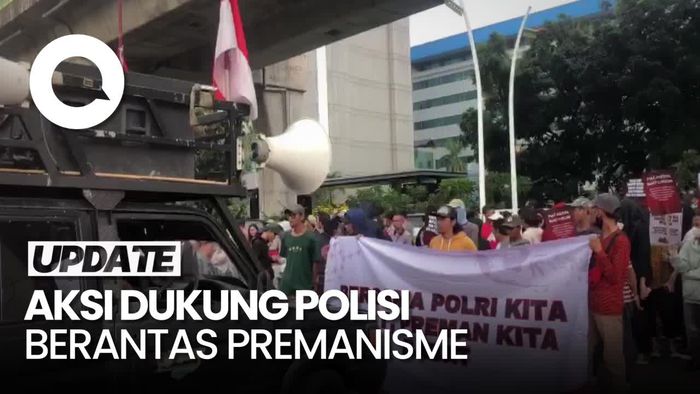 Massa Datangi Mabes Polri, Dukung Polisi Sikat Premanisme di Pertambangan