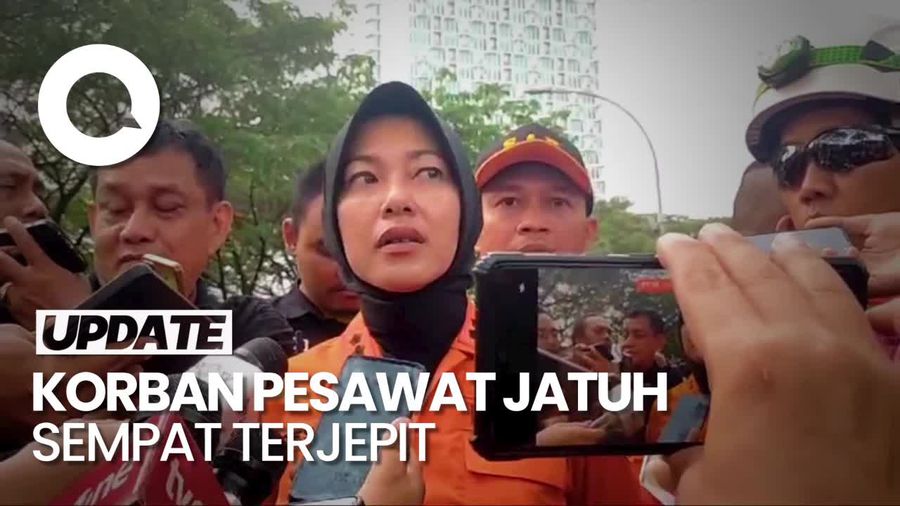 Basarnas Ungkap Korban Pesawat Jatuh Sempat Terjepit 