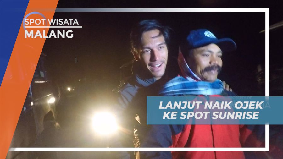 Menikmati Perjalanan Naik Ojek Menuju Spot Terbaik Melihat Sunrise, Malang