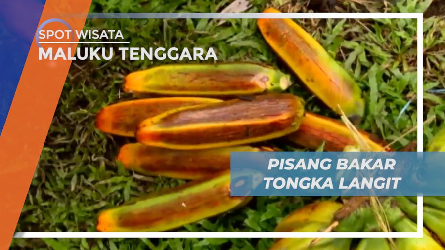 Menyantap Hangat-hangat Pisang Tongka Langit Bakar Khas Maluku Tenggara 