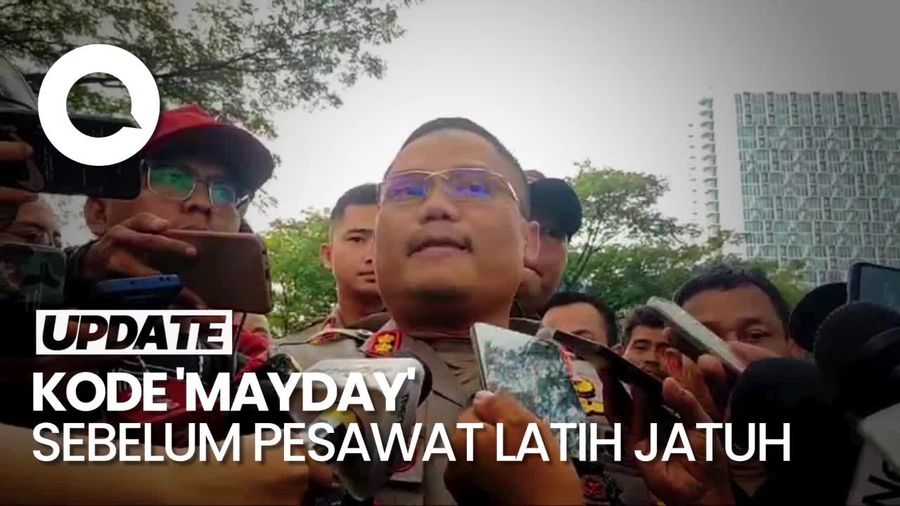 Pilot Sempat Beri Kode Mayday Sebelum Pesawat Jatuh di BSD