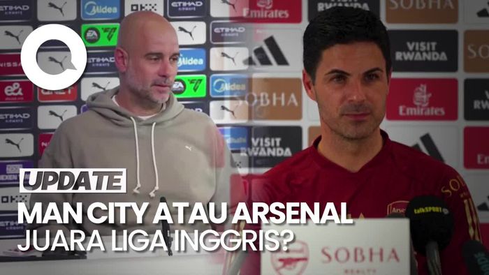 Kata Guardiola dan Arteta Jelang Final Liga Inggris