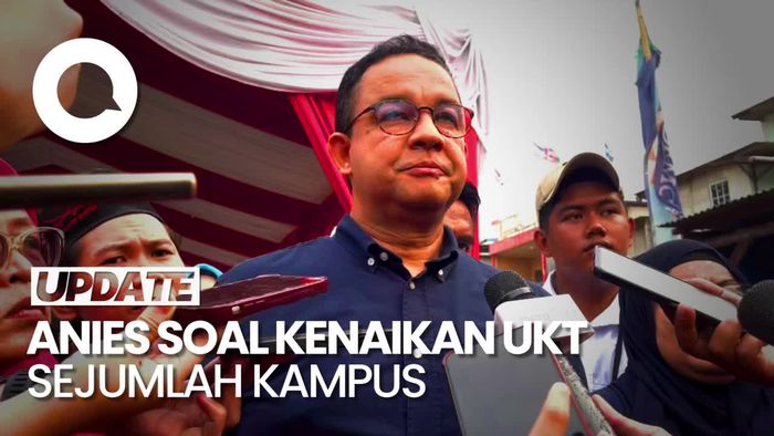 Kata Anies soal UKT Sejumlah Kampus Naik Ugal-ugalan