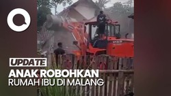 Heboh Anak Nekat Robohkan Rumah Ibu di Malang, Begini Penjelasan Polisi
