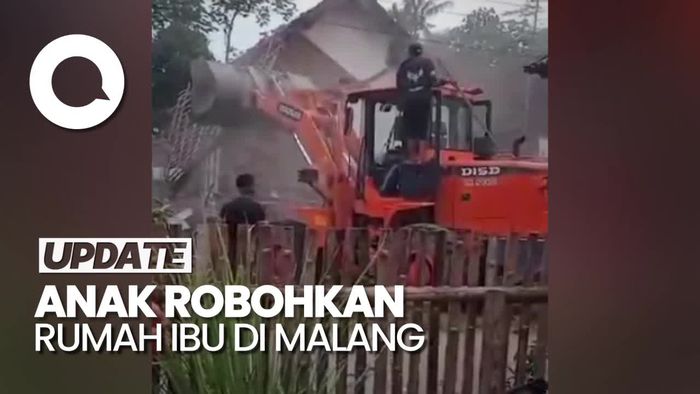 Heboh Anak di Malang Tega Robohkan Rumah Ibu Kandung, Begini Penjelasan Polisi
