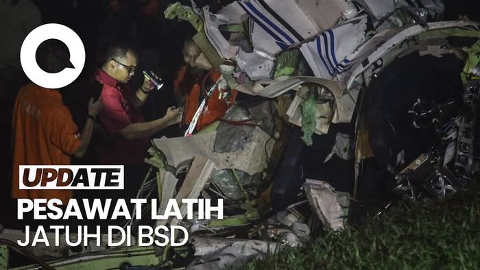  Sederet Fakta Jatuhnya Pesawat Latih di BSD yang Tewaskan 3 Orang