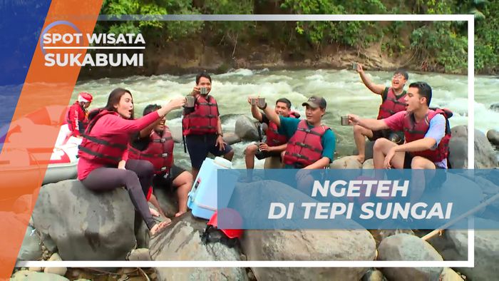 Berbagi Kebersamaan Menikmati Secangkir Teh Hangat di Pinggir Sungai, Sukabumi