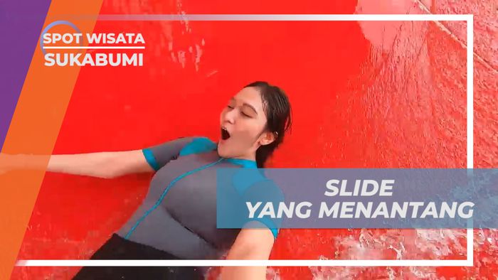 Menjajal Nyali, Meluncur di Water Slide yang Menguras Adrenalin, Sukabumi