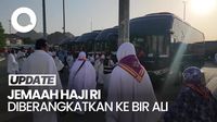 Siap Bertolak ke Makkah, Jemaah Haji RI Berangkat ke Lokasi Miqat Bir Ali