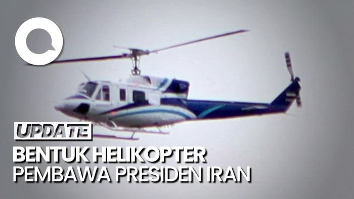 Wujud Helikopter Rombongan Presiden Iran Sebelum Terjatuh
