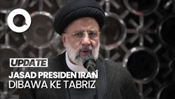 Jasad Presiden Iran Ebrahim Raisi Dibawa ke Kota Tabriz