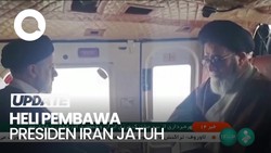 Helikopter Bawa Presiden Iran Jatuh, Pencarian Dilakukan