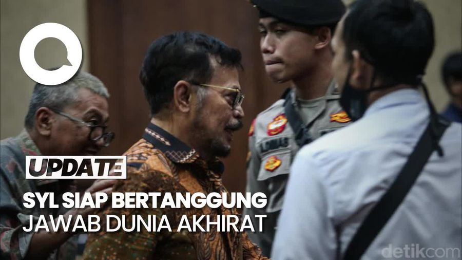 SYL Seusai Sidang Kasus Korupsi: Saya Siap Bertanggung Jawab