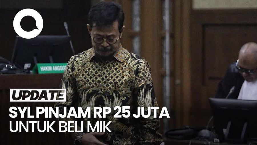 Dirjen Kementan Cerita Pernah Diminta SYL Beli Mik Rp 25 Juta