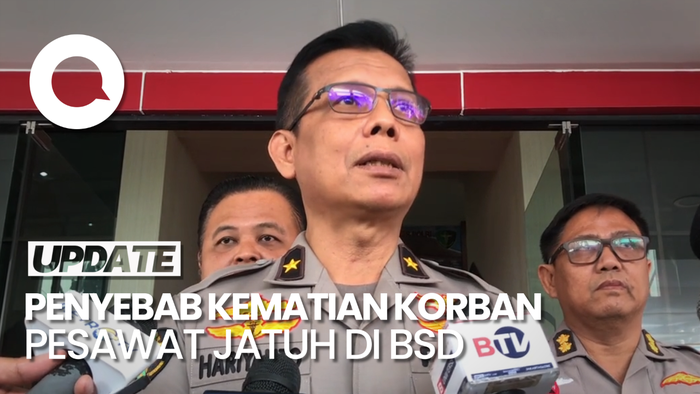 Polisi Ungkap Proses Identifikasi Korban Pesawat Jatuh di BSD