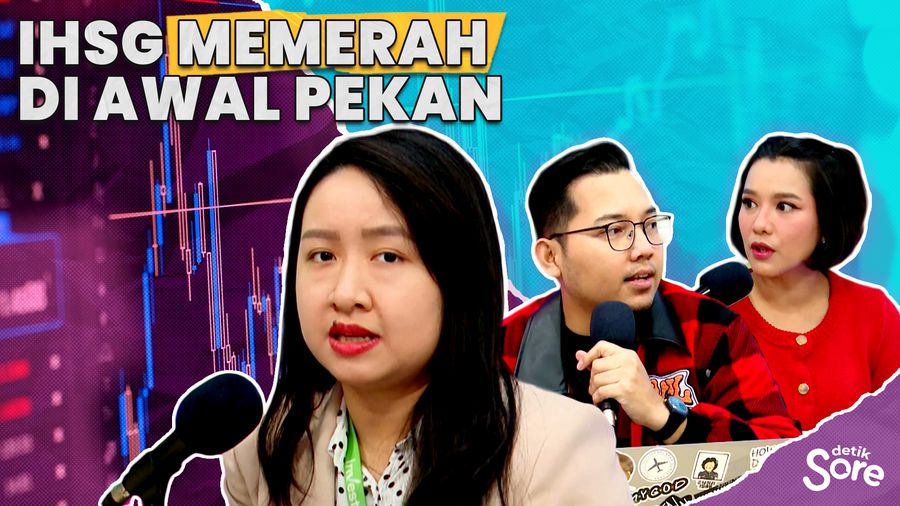 IHSG Memerah di Awal Pekan