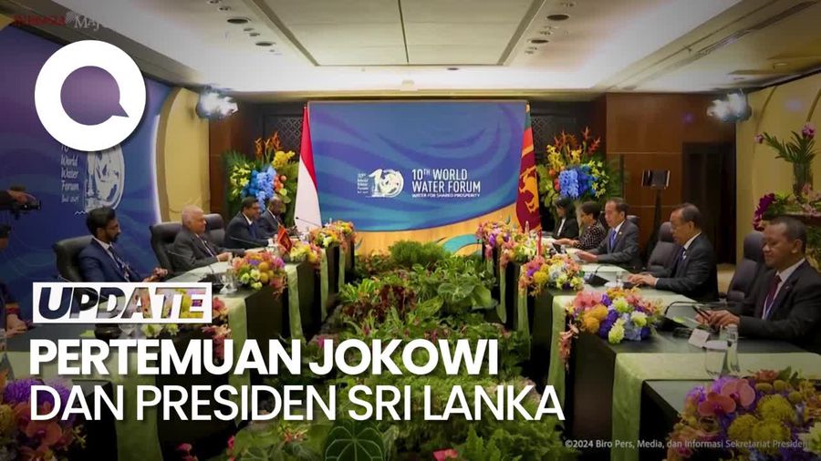 Momen Pertemuan Bilateral Presiden Jokowi dan Presiden Sri Lanka di Bali