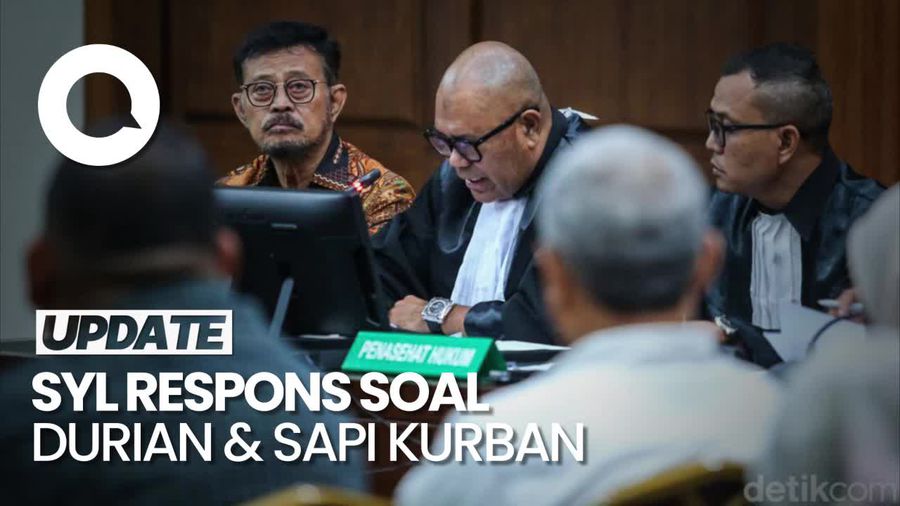 Respons SYL soal Permintaan Durian Puluhan Juta hingga Sapi Kurban