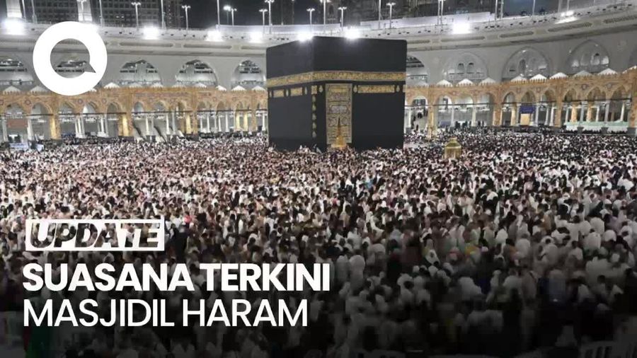 Suasana Masjidil Haram Jelang Kedatangan Jemaah Haji Indonesia