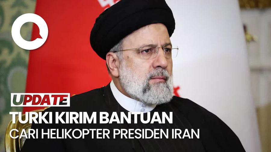 Turki Kirim Bantuan Drone-Tim Penyelamat Cari Helikopter Presiden Iran
