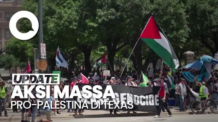 Massa Pro-Palestina di Texas Gelar Aksi Peringati Hari Nakba