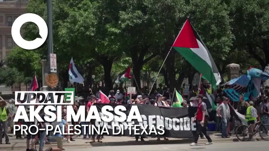 Massa Pro-Palestina di Texas Gelar Aksi Peringati Hari Nakba