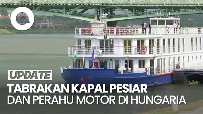 Kapal Pesiar dan Perahu Motor Tabrakan di Hungaria, 2 Orang Tewas-5 Hilang