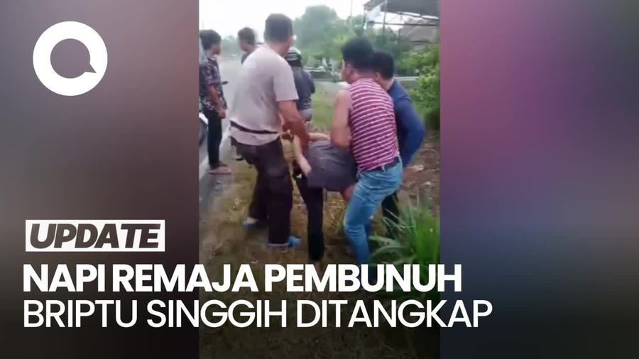 Momen Penangkapan Remaja Pembunuh Briptu Singgih yang Kabur dari Lapas