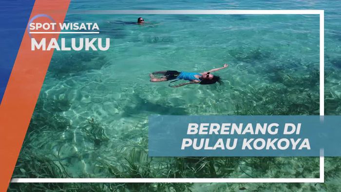 Berenang Menikmati Kesegaran Air Pulau Kokoya Maluku