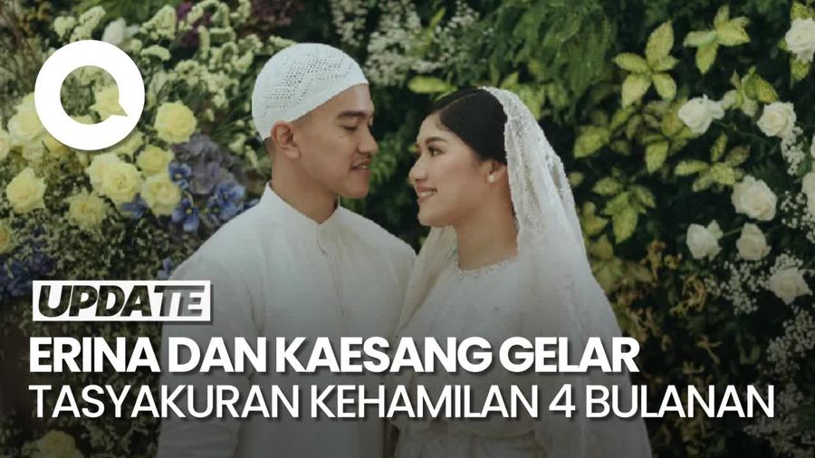 Momen Tasyakuran Kehamilan Erina Gudono dan Kaesang Pangarep