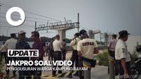 Beredar Video Penggusuran Warga Kampung Susun Bayam, Ini Kata JakPro