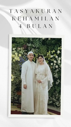 Tasyakuran Kehamilan Erina Gudono