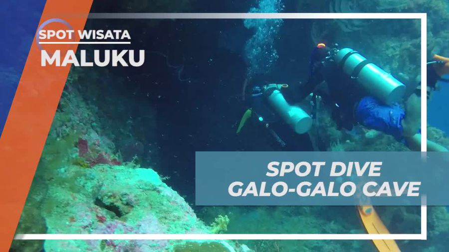 Galo-galo Cave, Spot Diving Indah Sedalam 35 meter di Maluku