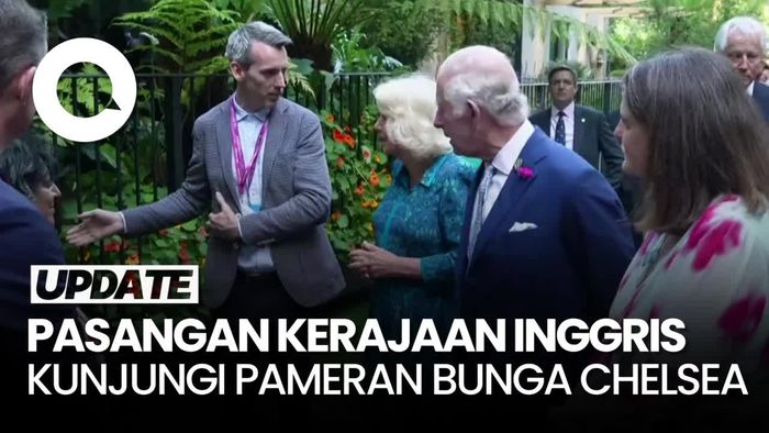 Momen Raja Charles dan Ratu Camilla di Pameran Bunga Chelsea