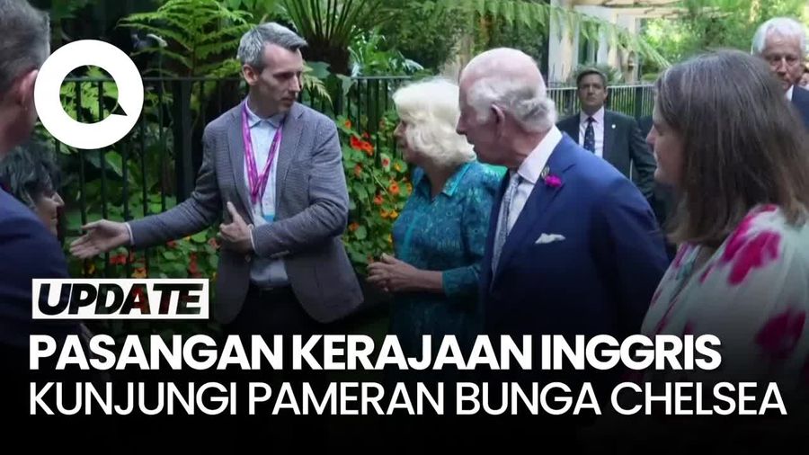 Momen Raja Charles dan Ratu Camilla di Pameran Bunga Chelsea