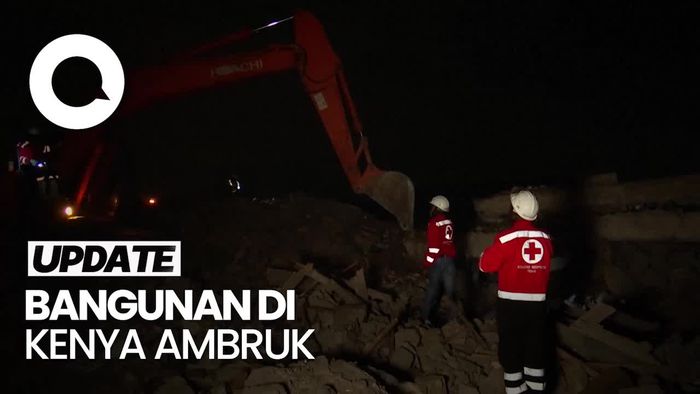 Bangunan 3 Lantai di Kenya Ambruk, Sejumlah Orang Terperangkap