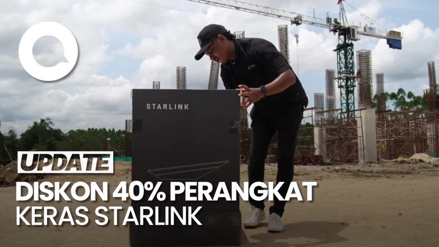 SpaceX Beri Diskon 40% untuk Perangkat Keras Starlink