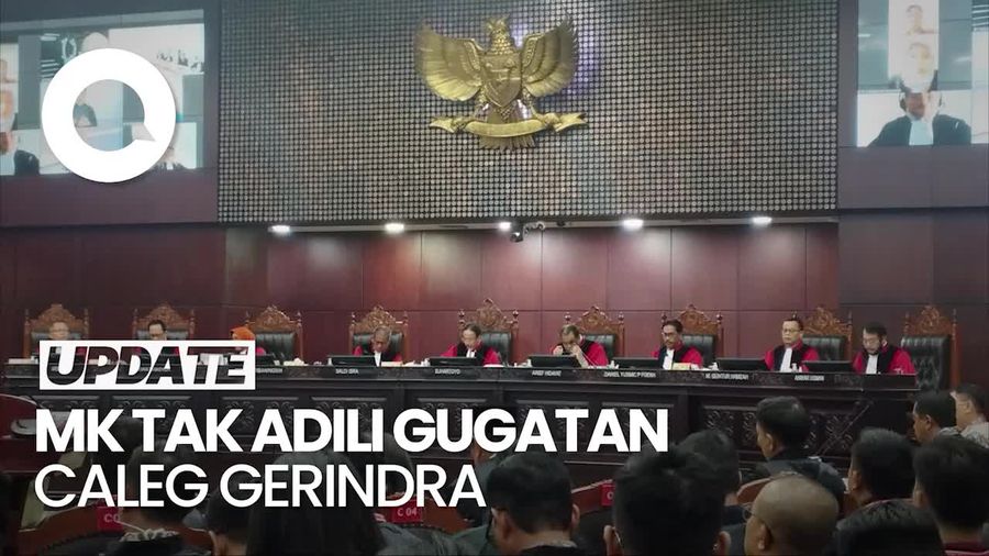 MK Sebut Tak Berwenang Adili Gugatan Caleg Gerindra 3 Kali Gagal ke DPR