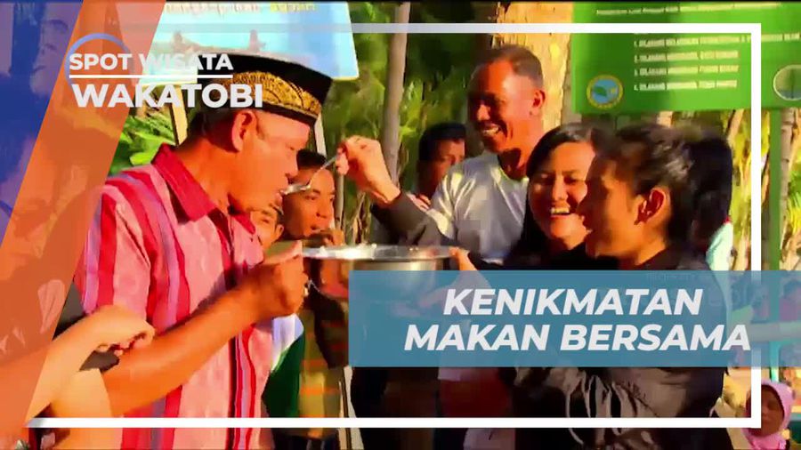 Menikmati Momen Makan Bersama di Wakatobi