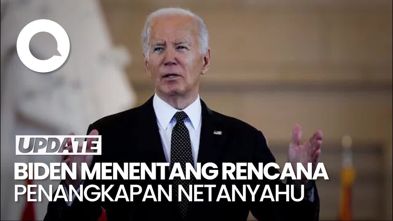 Biden Marah Pengadilan Kriminal Internasional Mau Tangkap Netanyahu